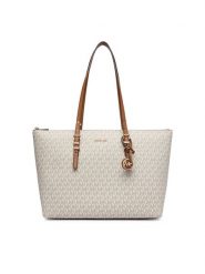 MICHAEL Michael Kors Torebka 30T6GQNT9B Kremowy. Białe shopper bag MICHAEL Michael Kors, bez wzorów, ze skóry, bez dodatków. Za 1,239.00 zł.