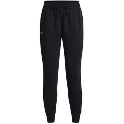 Polarowe Spodnie Joggery Under Armour Ua Rival Damskie. Białe spodnie dresowe Under Armour, bez wzorów, z polaru, długie. Za 337.00 zł.
