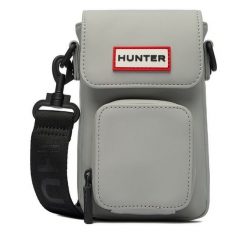 Torebka Hunter. Szare listonoszki Hunter, bez wzorów, bez dodatków. Za 99.99 zł.