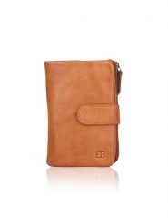 Bellicci Skórzany portfel "Connie" w kolorze jasnobrązowym - 9 x 17 x 3 cm rozmiar: onesize. Brązowe portfele Bellicci, bez wzorów, z materiału. Za 148.96 zł.