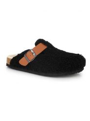 Kimberfeel Kapcie "Scarlett" w kolorze czarno-jasnobrązowym rozmiar: 38. Brązowe kapcie Kimberfeel, bez wzorów, z materiału. Za 130.99 zł.