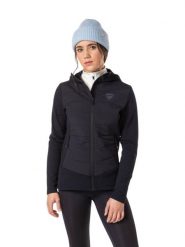 Bluza Rossignol damska W Classique Hybrid Clim czarna. Czarne bluzy Rossignol, na jesień, s, bez wzorów, z materiału, klasyczne, bez ramiączek, bez kaptura. Za 698.00 zł.