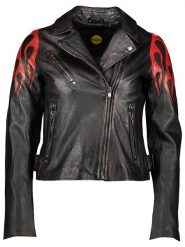 Buffalo Skórzana kurtka w kolorze czarnym rozmiar: 40. Czarne kurtki Buffalo, bez wzorów, z materiału, bez kaptura. Za 513.95 zł.