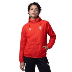 Damska piłkarska kurtka przeciwdeszczowa Siroko RSG Rain Jacket Player W. Czerwone kurtki SIROKO, s, bez wzorów, z elastanu, bez kaptura. Za 205.60 zł.