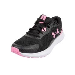 Buty Treningowe Z Okrągłym Noskiem Dla Kobiet. Czarne buty trekkingowe Under Armour, bez zapięcia. Za 265.99 zł.