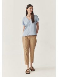 TATUUM Bluzka w kolorze błękitnym rozmiar: 42. Niebieskie bluzki Tatuum, bez wzorów, bez kołnierzyka, bez ramiączek. Za 157.35 zł.