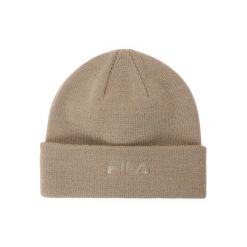 Czapka Fila Cella. Brązowe czapki zimowe Fila, bez wzorów, sportowe. Za 100.47 zł.