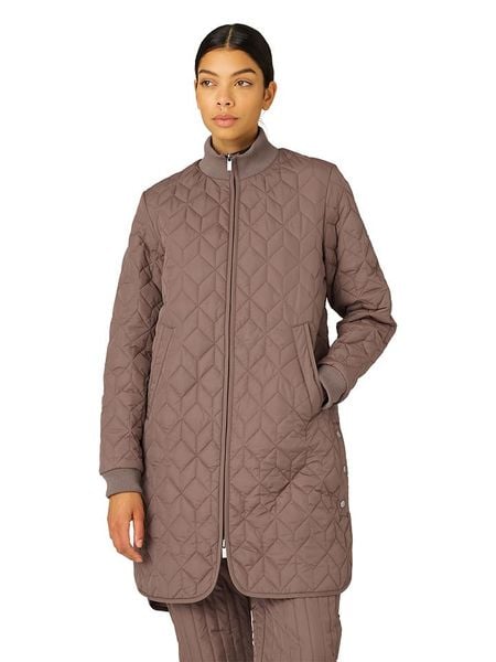 Ilse Jacobsen Płaszcz pikowany w kolorze jasnobrązowym rozmiar: 38. Brązowe płaszcze Ilse Jacobsen, bez wzorów, bez kaptura. Za 327.45 zł.