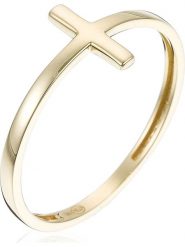 L instant d Or Złoty pierścionek "Croix" rozmiar: 54. Żółte pierścionki L instant d Or, złote. Za 432.95 zł.