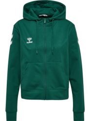 Damska bluza z kapturem zapinana na zamek Hummel Go 2.0 Chevron. Zielone bluzy z kapturem Hummel, na wiosnę, l, bez wzorów, z bawełny, z kapturem, na fitness i siłownię. Za 302.50 zł.