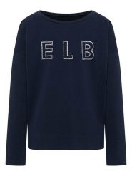 ELBSAND Bluza "Anouk" w kolorze granatowym rozmiar: M. Niebieskie bluzy bez kaptura ELBSAND, m, bez wzorów, bez kaptura. Za 175.26 zł.