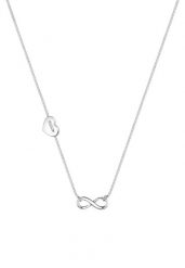 Elli Damski wisiorek nieskończoność serce filigranowy w srebrze 925 Sterling Silver Naszyjniki 1 ct. Szare naszyjniki Elli, z materiału, srebrne. Za 243.99 zł.