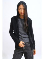 AUTHENTIC CASHMERE Kaszmirowy kardigan "Colombis" w kolorze czarnym rozmiar: L. Czarne swetry AUTHENTIC CASHMERE, l, bez wzorów, z kaszmiru, bez ramiączek. Za 402.20 zł.