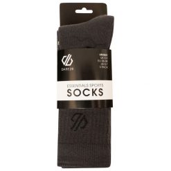 Skarpetki sportowe unisex Dare2B Essentials Sport 3-pak. Szare skarpetki Dare 2b, bez wzorów, z bawełny. W wyprzedaży za 48.00 zł.