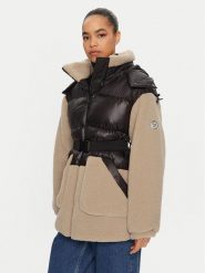 KARL LAGERFELD Kurtka puchowa 246W1500 Czarny Regular Fit. Czarne kurtki KARL LAGERFELD, m, bez wzorów, z puchu, bez kaptura. Za 1,669.00 zł.