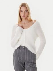 Calvin Klein Kardigan LV044D344G Beżowy Regular Fit. Brązowe swetry Calvin Klein, m, bez wzorów, z wełny, bez ramiączek. Za 899.99 zł.