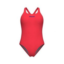 Damski kostium kąpielowy 1-częściowy Arena Team Pro Solid. Czerwone stroje jednoczęściowe Arena, bez wzorów, sportowe. Za 193.00 zł.