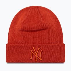 Czapka zimowa New Era Le Beanie Nyy. Czerwone czapki zimowe New Era, bez wzorów. Za 129.99 zł.