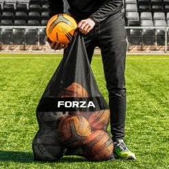 Torba Na Piłki Forza. Czarne torby sportowe FORZA, bez wzorów, z materiału. Za 54.00 zł.