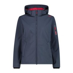 Damska kurtka turystyczna z kapturem CMP. Brązowe kurtki przejściowe sportowe CMP, bez wzorów, z softshellu, z kapturem, trekkingowe. Za 375.50 zł.