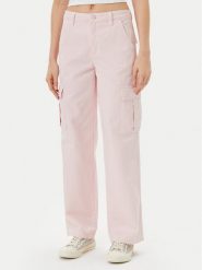 Guess Jeans Jeansy W4YB61 WGCV1 Różowy Straight Leg. Czerwone jeansy Guess Jeans, z aplikacjami, z bawełny. Za 349.99 zł.