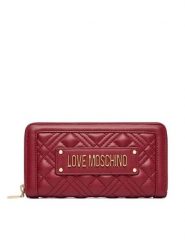 LOVE MOSCHINO Portfel JC5600PP1PLA0552 Bordowy. Czerwone portfele Love Moschino, bez wzorów, ze skóry. Za 439.99 zł.