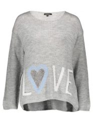 More & More Sweter w kolorze jasnoszarym rozmiar: 40. Szare swetry More & More, bez wzorów, bez ramiączek. Za 176.08 zł.