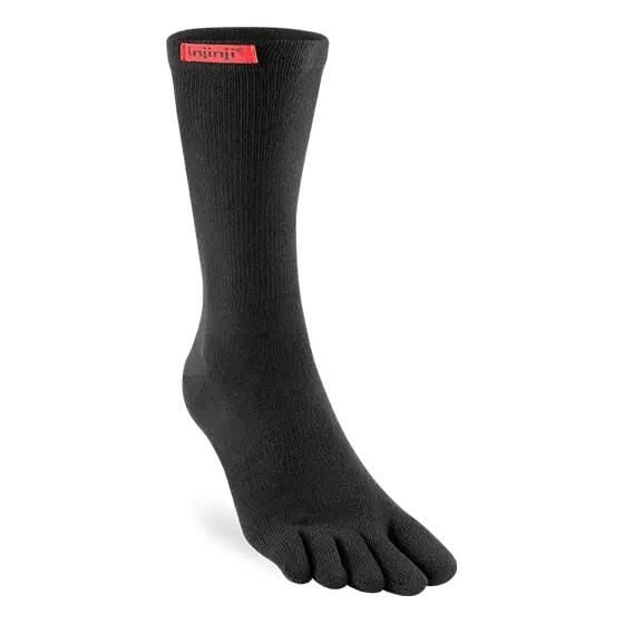 Skarpetki Injinji Original Weight Crew. Czarne skarpetki Injinji, bez wzorów, z nylonu. Za 132.00 zł.