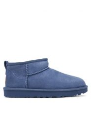 Ugg Śniegowce W Classic Ultra Mini 1116109 Niebieski. Niebieskie śniegowce UGG, bez wzorów, ze skóry, bez zapięcia. Za 749.99 zł.