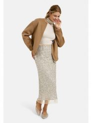 Milano Italy Wełniana kurtka w kolorze jasnobrązowym rozmiar: 44. Brązowe kurtki Milano Italy, bez wzorów, z wełny, bez kaptura. Za 434.99 zł.