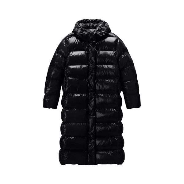 Damska długa kurtka Napapijri Glane. Czarne kurtki Napapijri, na zimę, xs, bez wzorów, z materiału, eleganckie, bez kaptura. Za 1,166.90 zł.