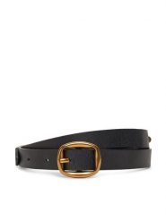 PINKO Pasek Damski Dita H2 Belt 20251 PLT01 104796 A2GG Czarny. Czarne paski Pinko, bez wzorów, ze skóry. Za 529.99 zł.