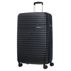 American Tourister Walizka podróżna Aero Racer 79 cm czarna. Czarne walizki American Tourister. W wyprzedaży za 415.00 zł.