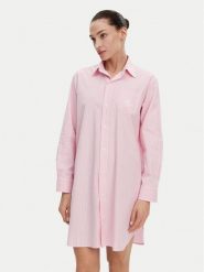 LAUREN RALPH LAUREN Koszula nocna ILN32315 Różowy Relaxed Fit. Czerwone koszule nocne Lauren Ralph Lauren, m, bez wzorów, z bawełny, bez ramiączek. Za 279.99 zł.