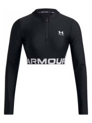 Under Armour Koszulka sportowa "HeatGear" w kolorze czarnym rozmiar: S. Czarne t-shirty sportowe Under Armour, s, bez wzorów, z materiału, bez ramiączek, outdoorowe. Za 106.13 zł.