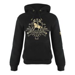 Bluza jeździecka JD ATTACK Royal. Brązowe bluzy z kapturem JD ATTACK, l, bez wzorów, z bawełny, bez kaptura, na fitness i siłownię. Za 229.00 zł.