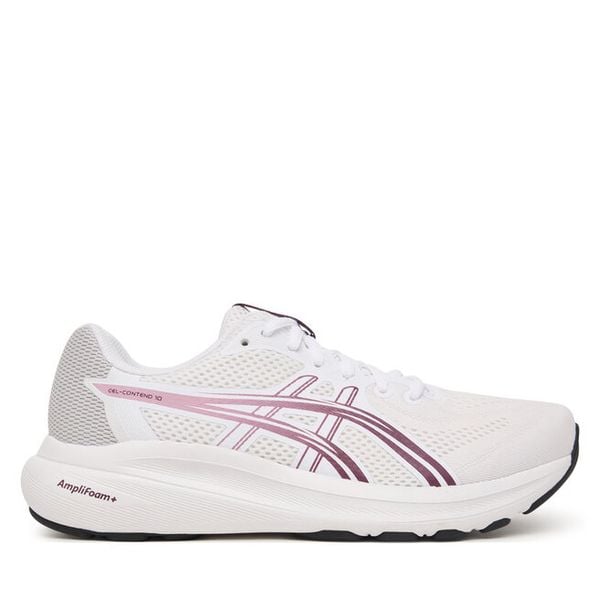 Buty do biegania Asics. Białe buty do biegania ASICS, bez wzorów, bez zapięcia, do biegania. Za 278.99 zł.
