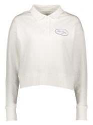 Pepe Jeans Bluza w kolorze białym rozmiar: M. Białe bluzy Pepe Jeans, m, bez wzorów, z jeansu, bez ramiączek, bez kaptura. Za 154.07 zł.