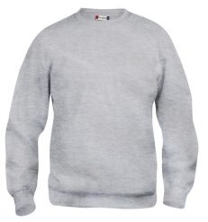 Clique Basic Roundneck Junior bluza z okrągłym dekoltem szary melanż – grey. Szare bluzy bez kaptura CLIQUE, bez wzorów, z bawełny, bez kaptura. Za 132.53 zł.
