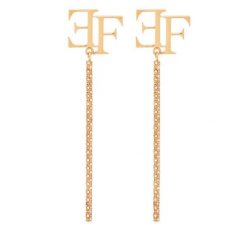 Kolczyki Elisabetta Franchi. Żółte kolczyki Elisabetta Franchi, złote. Za 1,159.00 zł.