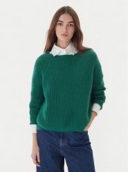 Weekend Max Mara Sweter Xeno 2525366102 Zielony Relaxed Fit. Zielone swetry Weekend Max Mara, m, bez wzorów, z syntetyku, bez ramiączek. Za 1,039.00 zł.