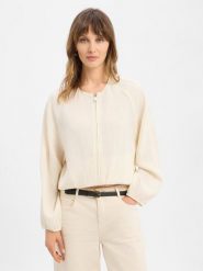 Opus Bluza - Larosa Kobiety Sztuczne włókno beżowy, 44. Brązowe bluzy Opus, na lato, bez wzorów, z tkaniny, bez ramiączek, bez kaptura. Za 279.95 zł.