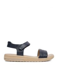 Lasocki Sandały CEO-WI23-MALTA-02 Granatowy. Niebieskie sandały Lasocki, bez wzorów, ze skóry, bez obcasa, na płaskiej podeszwie, bez zapięcia. Za 159.99 zł.