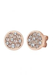 Elli Damskie kółko z kryształkami ze srebra próby 925 sterling silver Kolczyki 1 ct. Szare kolczyki Elli, srebrne. Za 293.99 zł.