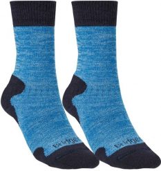 BRIDGEDALE Skarpety damskie EXPLORER HW COMFORT BOOT WMN Blue Marl-S. Niebieskie skarpetki Bridgedale, bez wzorów, z elastanu. Za 81.80 zł.