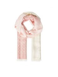 Guess Szal AW5337 VIS03 Różowy. Czerwone szaliki i kominy Guess, z aplikacjami, z materiału. Za 269.99 zł.