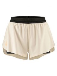 Craft Szorty "Pro Hypervent Split" w kolorze beżowym do biegania rozmiar: XL. Brązowe szorty sportowe Craft, bez wzorów, z materiału, do biegania. Za 104.99 zł.