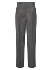 Tommy Hilfiger Spodnie materiałowe WW0WW47550 Szary Wide Leg. Szare spodnie materiałowe Tommy Hilfiger, bez wzorów, z materiału. Za 749.99 zł.