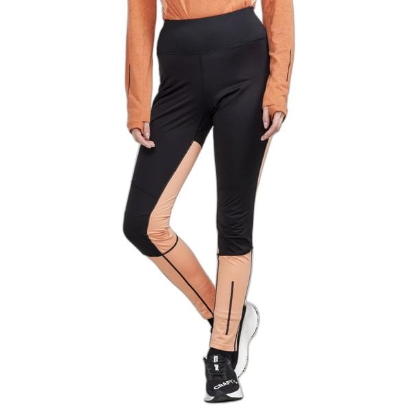 Legginsy damskie Craft Adv Essence Wind. Czarne legginsy Craft, bez wzorów, z dżerseju. Za 302.50 zł.