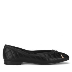 Baleriny Lasocki. Czarne baleriny Lasocki, bez wzorów, bez obcasa, bez zapięcia. Za 159.99 zł.